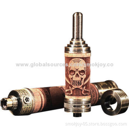 Smokjoy wood mechanical mod, N fire LA2 atomizer 510 thread with n fire max mod